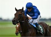 12 September 2021; Native Trail, with William Buick up, on their way to winning the Goffs Vincent O'Brien National Stakes during day two of the Longines Irish Champions Weekend at The Curragh Racecourse in Kildare. Photo by Seb Daly/Sportsfile