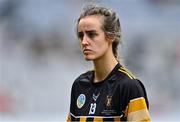 12 September 2021; Sophie O’Dwyer of Kilkenny leaves the pitch after her side's defeat in the All-Ireland Intermediate Camogie Championship Final match between Antrim and Kilkenny at Croke Park in Dublin. Photo by Piaras Ó Mídheach/Sportsfile