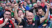 11 September 2021; Tyrone supporters during the GAA Football All-Ireland Senior Championship Final match between Mayo and Tyrone at Croke Park in Dublin. Photo by Piaras Ó Mídheach/Sportsfile
