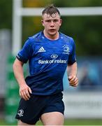 12 September 2021; Lucas Maguire of Leinster during the PwC U18 Men’s Interprovincial Championship Round 2 match between Leinster and Munster at MU Barnhall in Leixlip, Kildare. Photo by Brendan Moran/Sportsfile