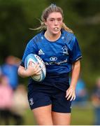 11 September 2021; Hannah Wilson of Leinster during the PwC U18 Women’s Interprovincial Championship Round 3 match between Leinster and Munster at MU Barnhall in Leixlip, Kildare. Photo by Michael P Ryan/Sportsfile
