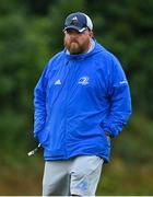 12 September 2021; Leinster head coach Andy Skehan before the PwC U18 Men’s Interprovincial Championship Round 2 match between Leinster and Munster at MU Barnhall in Leixlip, Kildare. Photo by Brendan Moran/Sportsfile