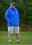 12 September 2021; Leinster head coach Andy Skehan before the PwC U18 Men’s Interprovincial Championship Round 2 match between Leinster and Munster at MU Barnhall in Leixlip, Kildare. Photo by Brendan Moran/Sportsfile