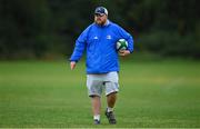 12 September 2021; Leinster head coach Andy Skehan before the PwC U18 Men’s Interprovincial Championship Round 2 match between Leinster and Munster at MU Barnhall in Leixlip, Kildare. Photo by Brendan Moran/Sportsfile