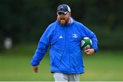 12 September 2021; Leinster head coach Andy Skehan before the PwC U18 Men’s Interprovincial Championship Round 2 match between Leinster and Munster at MU Barnhall in Leixlip, Kildare. Photo by Brendan Moran/Sportsfile