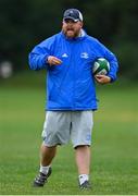 12 September 2021; Leinster head coach Andy Skehan before the PwC U18 Men’s Interprovincial Championship Round 2 match between Leinster and Munster at MU Barnhall in Leixlip, Kildare. Photo by Brendan Moran/Sportsfile