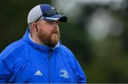 12 September 2021; Leinster head coach Andy Skehan before the PwC U18 Men’s Interprovincial Championship Round 2 match between Leinster and Munster at MU Barnhall in Leixlip, Kildare. Photo by Brendan Moran/Sportsfile