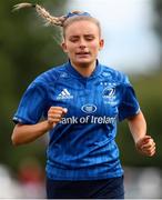 11 September 2021; Emma Tilly of Leinster before the PwC U18 Women’s Interprovincial Championship Round 3 match between Leinster and Munster at MU Barnhall in Leixlip, Kildare. Photo by Michael P Ryan/Sportsfile