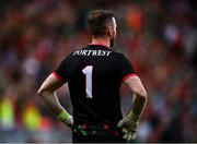 11 September 2021; Mayo goalkeeper Rob Hennelly during the GAA Football All-Ireland Senior Championship Final match between Mayo and Tyrone at Croke Park in Dublin. Photo by David Fitzgerald/Sportsfile