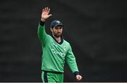13 September 2021; Andrew Balbirnie of Ireland during match three of the Dafanews International Cup ODI series between Ireland and Zimbabwe at Stormont in Belfast. Photo by Seb Daly/Sportsfile
