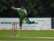 13 September 2021; Josh Little of Ireland during match three of the Dafanews International Cup ODI series between Ireland and Zimbabwe at Stormont in Belfast. Photo by Seb Daly/Sportsfile