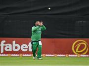 13 September 2021; Paul Stirling of Ireland catches Zimbabwe's Wessley Madhevere in the outfield during match three of the Dafanews International Cup ODI series between Ireland and Zimbabwe at Stormont in Belfast. Photo by Seb Daly/Sportsfile