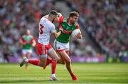 11 September 2021; Aidan O'Shea of Mayo in action against Ronan McNamee of Tyrone during the GAA Football All-Ireland Senior Championship Final match between Mayo and Tyrone at Croke Park in Dublin. Photo by Ray McManus/Sportsfile