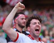 11 September 2021; A Tyrone supporter during the GAA Football All-Ireland Senior Championship Final match between Mayo and Tyrone at Croke Park in Dublin. Photo by Piaras Ó Mídheach/Sportsfile