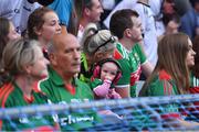 11 September 2021; A Mayo supporter during the GAA Football All-Ireland Senior Championship Final match between Mayo and Tyrone at Croke Park in Dublin. Photo by Piaras Ó Mídheach/Sportsfile