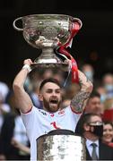 11 September 2021; Ronan McNamee of Tyrone lifts the Sam Maguire Cup after the GAA Football All-Ireland Senior Championship Final match between Mayo and Tyrone at Croke Park in Dublin. Photo by Piaras Ó Mídheach/Sportsfile