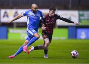 13 September 2021; Ali Coote of Bohemians in action against Ethan Boyle of Finn Harps during the SSE Airtricity League Premier Division match between Finn Harps and Bohemians at Finn Park in Ballybofey, Donegal. Photo by Ramsey Cardy/Sportsfile