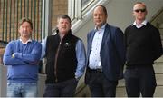 14 September 2021; Trainer Gordon Elliott, second from left, with connections of Oh Purple Reign during the Donate To The Coast To The Curragh Cycle In Honour Of Pat Smullen Handicap at Punchestown Racecourse in Kildare. Photo by Matt Browne/Sportsfile