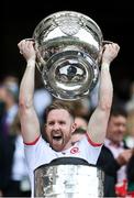 11 September 2021; Frank Burns of Tyrone lifts the Sam Maguire Cup after the GAA Football All-Ireland Senior Championship Final match between Mayo and Tyrone at Croke Park in Dublin. Photo by Piaras Ó Mídheach/Sportsfile
