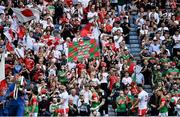 11 September 2021; Supporters during the GAA Football All-Ireland Senior Championship Final match between Mayo and Tyrone at Croke Park in Dublin. Photo by Piaras Ó Mídheach/Sportsfile