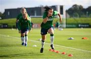 14 September 2021; Áine O'Gorman during a Republic of Ireland training session at the FAI National Training Centre in Abbotstown, Dublin. Photo by Stephen McCarthy/Sportsfile