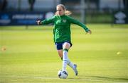 14 September 2021; Izzy Atkinson during a Republic of Ireland training session at the FAI National Training Centre in Abbotstown, Dublin. Photo by Stephen McCarthy/Sportsfile