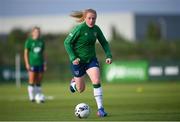 14 September 2021; Amber Barrett during a Republic of Ireland training session at the FAI National Training Centre in Abbotstown, Dublin. Photo by Stephen McCarthy/Sportsfile