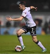 14 September 2021; Michael Duffy of Dundalk during the SSE Airtricity League Premier Division match between Sligo Rovers and Dundalk at The Showgrounds in Sligo. Photo by Seb Daly/Sportsfile