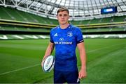 15 September 2021; Garry Ringrose of Leinster poses for a portrait during the United Rugby Championship launch at the Aviva Stadium in Dublin. Photo by Brendan Moran/Sportsfile