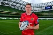 15 September 2021; Chris Farrell of Munster poses for a portrait during the United Rugby Championship launch at the Aviva Stadium in Dublin. Photo by Brendan Moran/Sportsfile