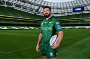 15 September 2021; Paul Boyle of Connacht poses for a portrait during the United Rugby Championship launch at the Aviva Stadium in Dublin. Photo by Brendan Moran/Sportsfile