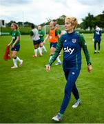 15 September 2021; Manager Vera Pauw during a Republic of Ireland training session at the FAI National Training Centre in Abbotstown, Dublin. Photo by Stephen McCarthy/Sportsfile