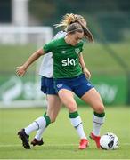15 September 2021; Katie McCabe is tackled by Claire Walsh during a Republic of Ireland training session at the FAI National Training Centre in Abbotstown, Dublin. Photo by Stephen McCarthy/Sportsfile