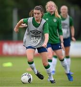 15 September 2021; Clare Shine during a Republic of Ireland training session at the FAI National Training Centre in Abbotstown, Dublin. Photo by Stephen McCarthy/Sportsfile