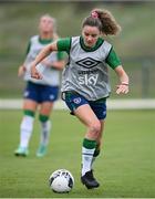 15 September 2021; Leanne Kiernan during a Republic of Ireland training session at the FAI National Training Centre in Abbotstown, Dublin. Photo by Stephen McCarthy/Sportsfile