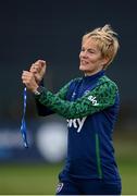 15 September 2021; Manager Vera Pauw during a Republic of Ireland training session at the FAI National Training Centre in Abbotstown, Dublin. Photo by Stephen McCarthy/Sportsfile