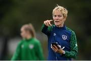 15 September 2021; Manager Vera Pauw during a Republic of Ireland training session at the FAI National Training Centre in Abbotstown, Dublin. Photo by Stephen McCarthy/Sportsfile