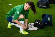 15 September 2021; Lucy Quinn during a Republic of Ireland training session at the FAI National Training Centre in Abbotstown, Dublin. Photo by Stephen McCarthy/Sportsfile