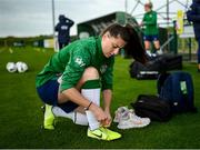 15 September 2021; Lucy Quinn during a Republic of Ireland training session at the FAI National Training Centre in Abbotstown, Dublin. Photo by Stephen McCarthy/Sportsfile