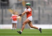 12 September 2021; Ciara Hill of Armagh during the All-Ireland Premier Junior Camogie Championship Final match between Armagh and Wexford at Croke Park in Dublin. Photo by Ben McShane/Sportsfile