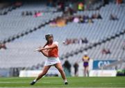 12 September 2021; Ciara Donnelly  of Armagh during the All-Ireland Premier Junior Camogie Championship Final match between Armagh and Wexford at Croke Park in Dublin. Photo by Ben McShane/Sportsfile