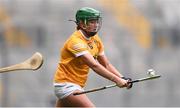 12 September 2021; Roisin McCormick of Antrim during the All-Ireland Intermediate Camogie Championship Final match between Antrim and Kilkenny at Croke Park in Dublin. Photo by Ben McShane/Sportsfile