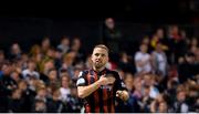 17 September 2021; Keith Ward of Bohemians celebrates after scoring his side's third goal during the extra.ie FAI Cup Quarter-Final match between Bohemians and Maynooth University Town at Dalymount Park in Dublin. Photo by Stephen McCarthy/Sportsfile