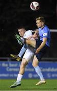 17 September 2021; Paul Doyle of UCD in action against Niall O'Keeffe of Waterford during the extra.ie FAI Cup Quarter-Final match between UCD and Waterford at UCD Bowl in Belfield, Dublin. Photo by Matt Browne/Sportsfile
