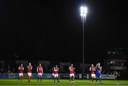 17 September 2021; St Patrick's Athletic players applaud to their supporters after their victory in the extra.ie FAI Cup Quarter-Final match between St Patrick's Athletic and Wexford at Richmond Park in Dublin. Photo by Ben McShane/Sportsfile