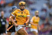 12 September 2021; Maeve Kelly of Antrim during the All-Ireland Intermediate Camogie Championship Final match between Antrim and Kilkenny at Croke Park in Dublin. Photo by Piaras Ó Mídheach/Sportsfile
