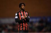 17 September 2021; Roland Idowu of Bohemians during the extra.ie FAI Cup Quarter-Final match between Bohemians and Maynooth University Town at Dalymount Park in Dublin. Photo by Stephen McCarthy/Sportsfile