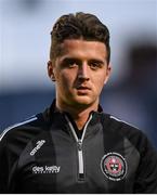 17 September 2021; Cole Kiernan of Bohemians before the the extra.ie FAI Cup Quarter-Final match between Bohemians and Maynooth University Town at Dalymount Park in Dublin. Photo by Stephen McCarthy/Sportsfile