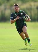 18 September 2021; Oran McNulty of Connacht on his way to scoring his side's ninth try during the Development Interprovincial match between Leinster XV and Connacht XV at the IRFU High Performance Centre, on the Sport Ireland Campus in Dublin. Photo by Seb Daly/Sportsfile