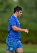 18 September 2021; Ben Popplewell of Leinster before the Development Interprovincial match between Leinster XV and Connacht XV at the IRFU High Performance Centre, on the Sport Ireland Campus in Dublin. Photo by Seb Daly/Sportsfile